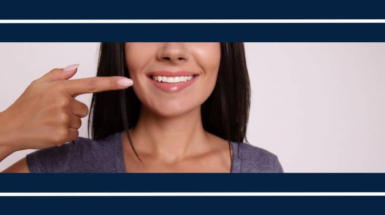 woman with healthy smile